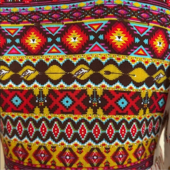 Umgee Boho Babydoll Dress Embroidered Print Festival Peasant Size M - Picture 2 of 6